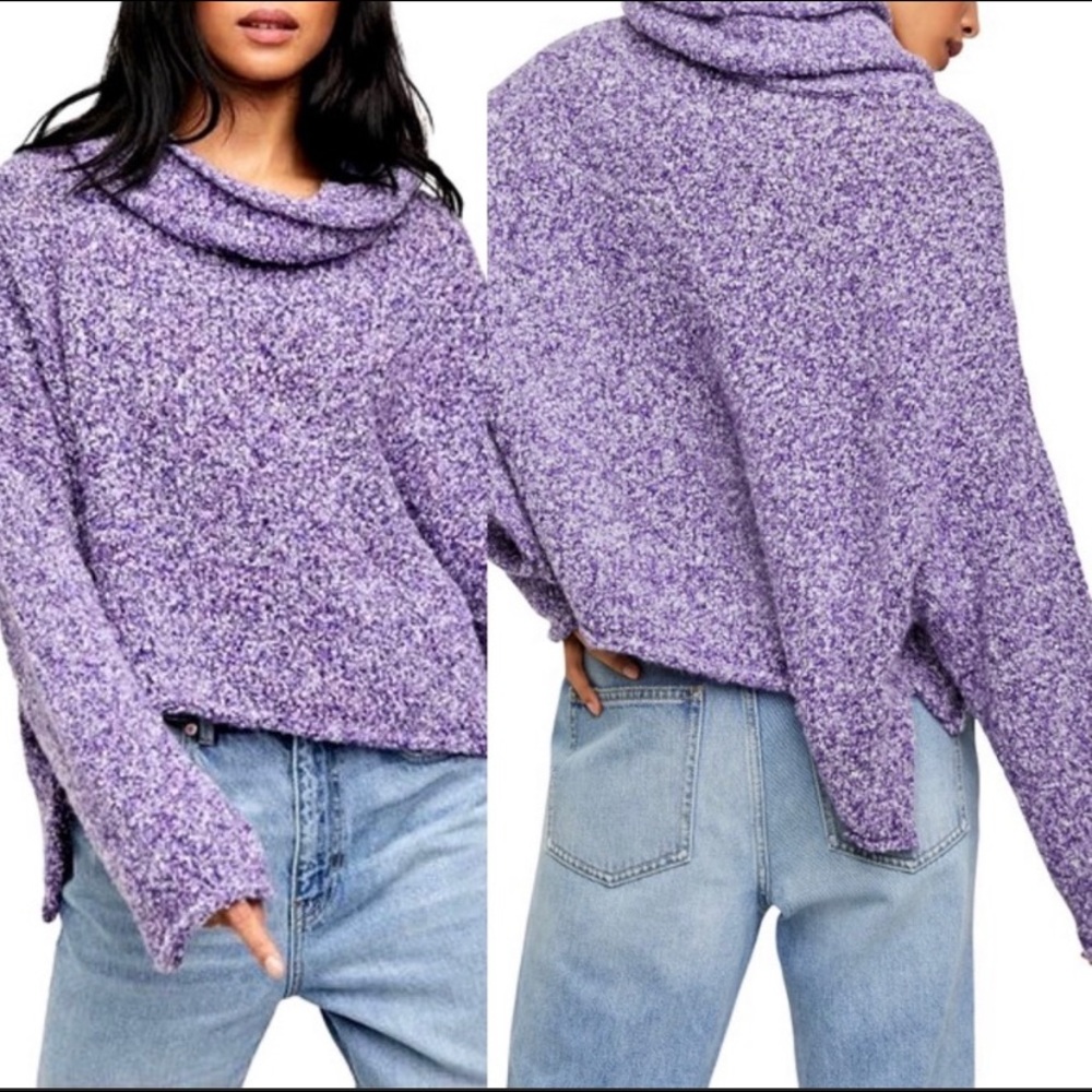 Free People Purple Sweater
